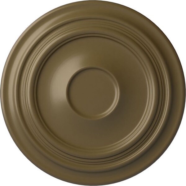 Ekena Millwork Traditional Ceiling Medallion (Fits Canopies up to 5 1/2"), 24 3/8"OD x 1 1/2"P, Mississippi Mud CM24TRMMF - main